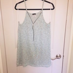 Woven zipper top-Brand New